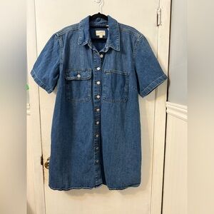 Universal Thread Goods Co. Denim Button-Up Dress